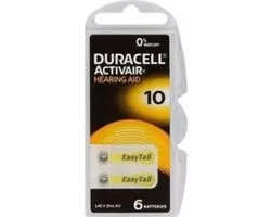 Duracell Hearing Aid DA10 1.4V niet-oplaadbare batterij