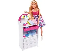 Simba - Steffi Love - Welcome Twins - Zwangere pop - Commode - Badkuip - 29cm - Pop