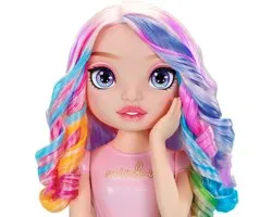 Disney Tête coiffante Rainbow High - Tête de capot
