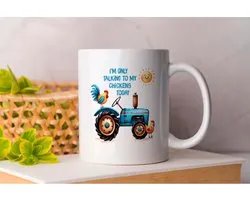 Mok I'm only Talking to my Chickens Today - ChickenLove - Gift - Cadeau - RoastChicken - ChickenWings - KipLiefde - GebakkenKipVrijdag - GeroosterdeKip - KipDiner