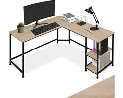 tectake - Bureau Hamilton industrial light - bureau d'angle - 404232