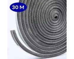 Weather Stripping Brush for Sliding Windows/Doors Frame Side,Pile Self Adhesive Weatherstrip Seal Strip Sealer Draft Stoppers 30 Meter