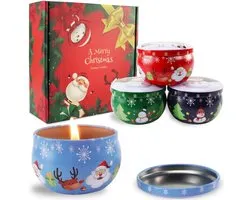 Mozy Coffret cadeau, 4 bougies de Noël
