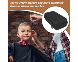Kappersdoos, etui geschikt voor haarclips, accessoiretas, harde reiskoffer, tondeuse-etui, draagbaar scheermes- en kageschikt voorui, speciaal ontworpen geschikt voor vrouwen.