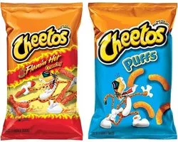 Cheetos Mixpak Chips Flamin Hot en Cheese Puffs (255Gr+226Gr)