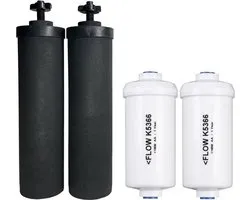 Berkey Phoenix elementen en PF-2 fluoride filters bundel