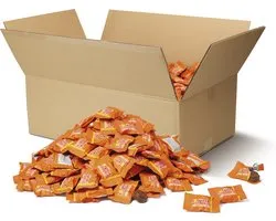 Tony's Chocolonely -Tiny Tony's - Bulk - Chocolade - Melk karamel zeezout- 10 Kilo doos - Fairtrade Belgische Chocola - circa 1112 stuks