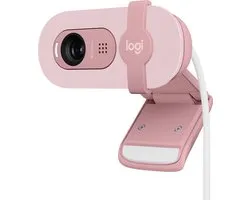 Logitech Brio 100 - Webcam - Full HD - 1080p/30fps - Rose
