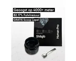 Human Pro - Résine Shilajit - 50 grammes - minimum 75% d'acide fulvique - 85 minéraux différents - résultats de laboratoire disponibles
