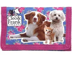 Cleo & Frank Cat and Dog - Portefeuille - 12 cm - Multi