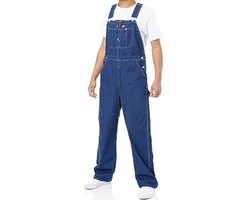 Dickies Heren Bib Gladde Rechte Tuinbroek, Blauw (Bleu Rnsd Ind/Blu), W30/L32 (Fabrikant Maat: W30/L32), Indigo stijf, 30W / 32L