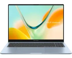 ASUS Vivobook S16 S5608QA-MB255W - Copilot+ Laptop - 16 inch - Snapdragon X - 8GB/256GB - azerty