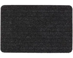 Luance Deurmat Chloe - zwart - polypropyleen/latex - 40 x 60 cm - schoonloopmat