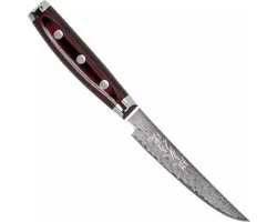 Couteau à Steak Yaxell Super Gou - 12 cm - Acier SG2 - Acier Damassé