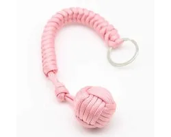Apenvuist - Monkey Fist - Autodéfense - Porte-clés - Paracord - Zwart
