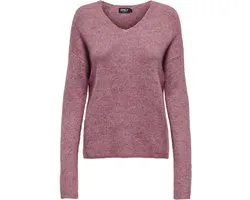 Only Trui Onlcamilla Pull col V à manches longues Knt 15204588 Renaissance Ros/melange Femme Taille - S