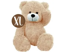 Teddybeer Bart (Licht Bruin) Pluche Knuffel Knuffelbeer 50 cm - speelgoed knuffels voor kinderen jongens meisjes - beer bear brown xxl - valentijn valentijnsdag valentijnscadeau kado voor hem haar - grote teddy beer