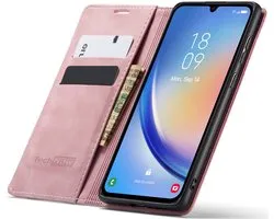 Hoesje geschikt voor Realme GT 7 Pro - Book Case Leer Slimline Roze