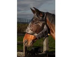 Harry's Horse - Vliegenmasker Flyshield zonder oren - M