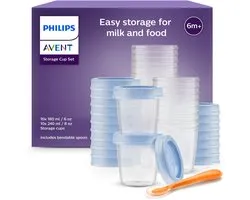 Tasses de conservation des aliments Philips Avent SCF721 / 20 - 180 ml et 240 ml - 20 pièces