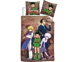 Hunter X Hunter Dekbedovertrek, Gon - Eenpersoons - 140 x 200 cm - Katoen