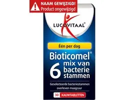 Lucovitaal Bioticomel tabletten Mix van 6 Bacteriestammen 30 kauwtabletten