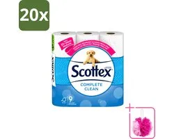 20 x Page Scottex – Toiletpapier – Complete Clean 2-laags – 9 rollen - Bulkverpakking - Toiletpapier - Douchemop - Schone reiniging