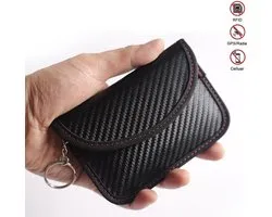 Autosleutel RFID antidiefstal | Keyless entry Beschermhoes | Antidiefstal | Carbon - Horizontaal
