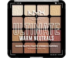 NYX Professional Makeup Ultimate Shadow Palette - Warm Neutrals - Oogschaduw Palet