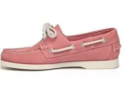 Sebago Docksides Portland Nubuck Pink- White ROSE 37