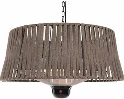 Sunred – Artix Corda - Bright lijn - Bruin - Hangend model - Terrasverwarmer - Infraroodstraling - 1800 W – ECO - 3 standen - LED - Afstand bestuurbaar - Elektrische heater