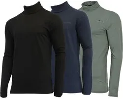 3-Pack Campri Ski pullover - Pull de sports d'hiver - Homme - Noir/Marine/Vert jungle (643) - taille XL
