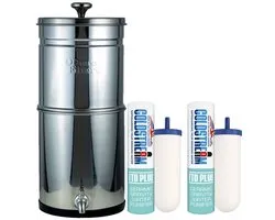 Pure Filters Home RVS Waterfilter - 9 liter - inclusief 2 Coldstream FTO PLUS filters