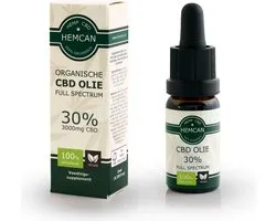 Organische CBD Olie 30% - Full Spectrum - Vegan - 100% Natuurlijk