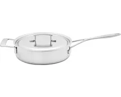 Demeyere Industry Sauteerpan - met Deksel - RVS/INOX - Ø24 cm