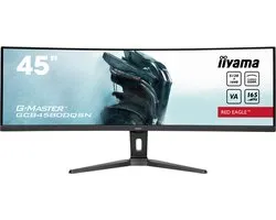 Iiyama G-MASTER GCB4580DQSN-B1 - Moniteur LED- 45" - DQHD - VA - Incurvé - 450 cd/m² - 3000:1 - 0.8 ms - DisplayPort, HDMI - haut-parleurs - noir