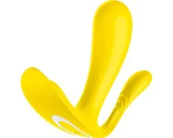 Satisfyer, draagbare Bluetooth vibrator, Top Secret+, 11 cm, met app, 2 motoren, draagbare vibrator