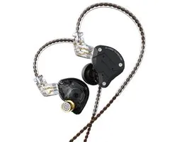 KZ ZS10 Pro - In-Ear Monitor - IEM - met HiFi Geluid - Dynamische Drivers - Metaal Design - Incl Kabel & Eartips - Zwart