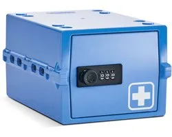 Lockabox Mini™ Opbergbox met Cijferslot – Afsluitbare Medicijnkast – Polycarbonaat Kluis – Koelkast en Diepvries Proof – 3 Liter – 22,3 x 15,4 x 12 cm