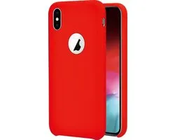 MH by Azuri rubber cover - rood - voor iPhone Xs Max