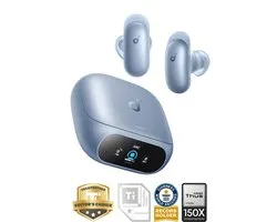 soundcore Liberty 5 Pro par Anker, puce Anker Thus Al, appels cristallins, écouteurs à réduction de bruit, écouteurs sans fil, ANC avec 6,5 H/28 H : autonomie, charge rapide, charge sans fil
