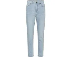 Kaffe KAwillow HW Slim Fit Jeans Dames Jeans - Light Blue Washed Denim