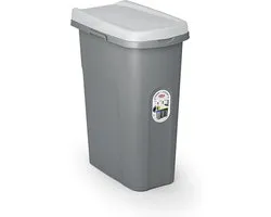 Afvalbak - 'Home Eco System' - afvalscheiding - Prullenbak - Afvalbak - 25 Liter - Wit