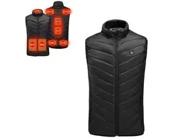 Verwarmde Bodywarmer - Verwarmd Vest - Warmte Vest - Elektrisch Verwarmd Vest - Verwarmde Kleding - Verwarmde Jas - Thermo Vest - XL