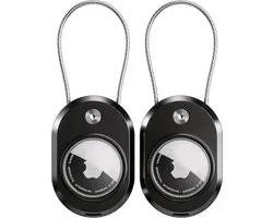 Waterdichte Lock Case met Draad voor Apple Tag en Moto Tag - 2 Stuks Beschermhoes voor Bagage, Sleutels, Rugzak en Huisdieren