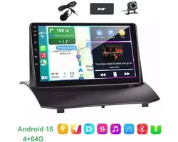 ESSGOO CarPlay autoradio geschikt voor Ford Fiesta | 2009 t/m 2017 | Android 15 | Draadloos Apple CarPlay & Android Auto | 4GB + 64GB | 2009 2010 2011 2012 2013 2014 2015 2016 2017 | Bluetooth & Wifi | 12LED Achteruitrijcamera | DAB+ | Microfoon