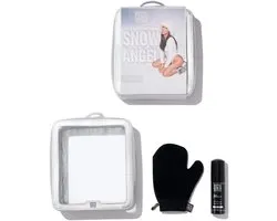 Dripping Gold | Snow Angel Gift Set - Luxe Tanning Mousse / Velvet Tanning Mitt / Luxurious Travel Bag - Vegan