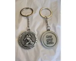 Porte-clés de Heilige Christoffel "Kom Home Well"