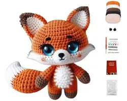 DIY Haakpakket Vos – Amigurumi Breikit met Instructies