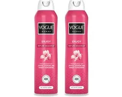 2 x Vogue Cosmetics - Enjoy - Parfum Deodorant - 150 ml - Voordeelverpakking - 2 stuks